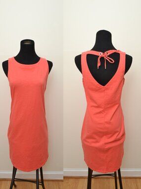 Tommy Bahama Monstero Tie Back Sheath Dress Womens Small(?) Coral IslandZone